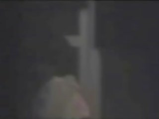 Skrytý vačka venku okno japonská dívka masturbuje
