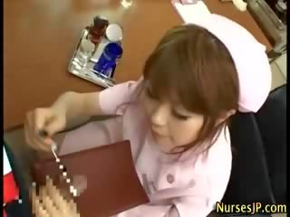 Špinavý asijské zdravotní sestra coura