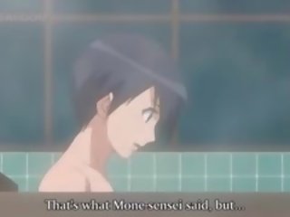 Hentai seksas su nuogas pora dulkinimasis į vonia